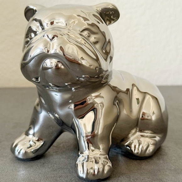 Silver Bulldog Figurine - Picture 7 of 7